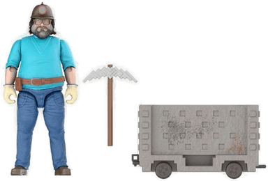 Minecraft Steve & Minecart