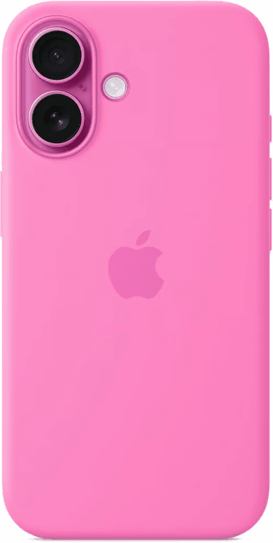 Apple Silicone Case MagSafe iPhone 16 Rosa