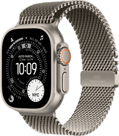 Apple Watch Ultra 3 GPS + Cellular 49mm Natural Titanium Case