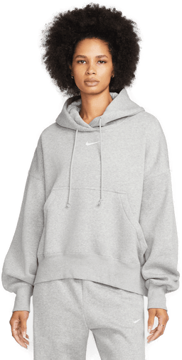 Nike Phoenix Fleece hettegenser dame - Grå
