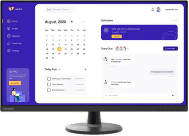 Lenovo D32u-40 32" 4K LED-skjerm