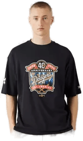 New Era Los Angeles Dodgers t-skjorte Brun S