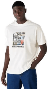 New Balance Hoops Graphic t-skjorte Hvit