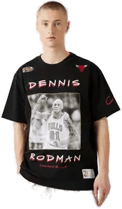 Mitchell & Ness Dennis Rodman t-skjorte L