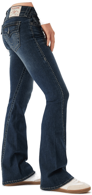 True Religion Joey Flare Crystal