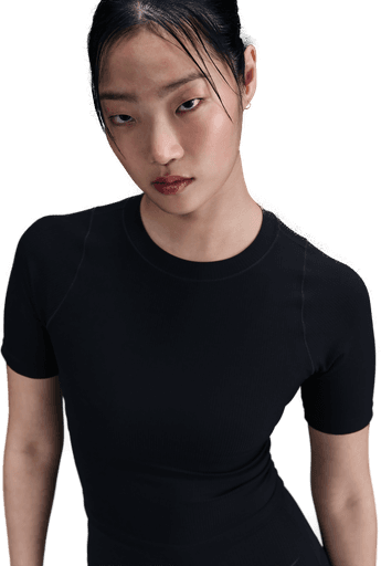 Nike Zenvy Rib Dri-FIT kortermet overdel