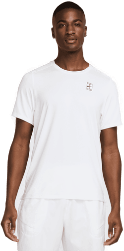 NikeCourt Advantage Dri-FIT herreoverdel - Hvit