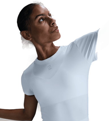 NikeCourt Advantage Dri-FIT kortermet overdel dame