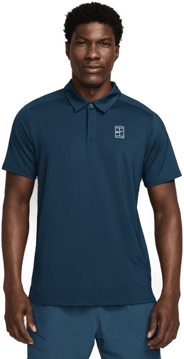 NikeCourt Advantage Dri-FIT tennisskjorte - Blå