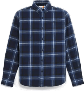 Timberland Midweight Flannel Shirt Peacoat