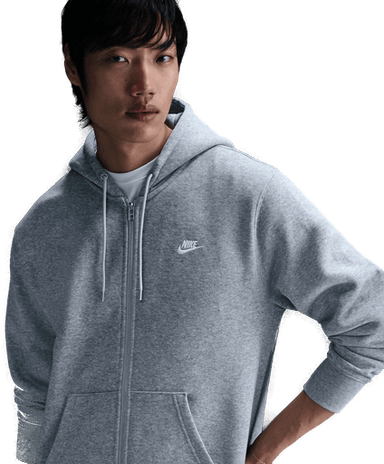 Nike Club fleecehettejakke - Grå