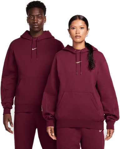 Nike NOCTA Fleece CS hettegenser - Rød