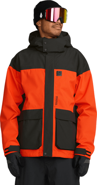 Volcom Kleveland Jacket Orange Shock