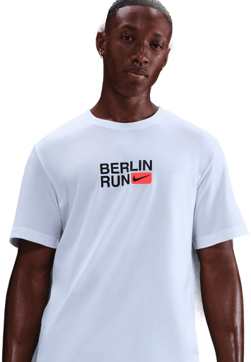 Nike Dri-FIT løpe-T-skjorte herre - Hvit