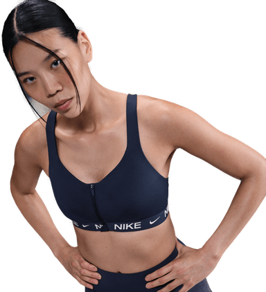 Nike Indy High Support sports-BH - Blå