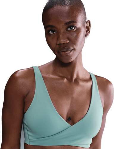 Nike One sports-BH med innlegg - Grønn