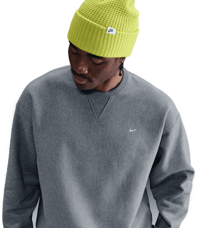 Nike Solo Swoosh fleecegenser - Grå