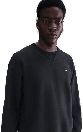 Nike Solo Swoosh fleecegenser - Svart