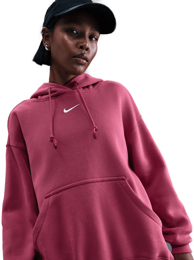 Nike Phoenix Fleece hettegenser dame - Lilla