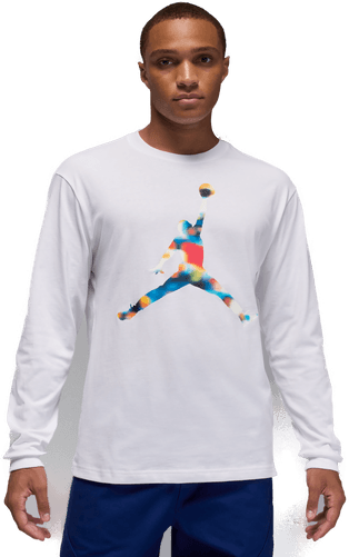 Jordan Flight langermet T-skjorte - Hvit