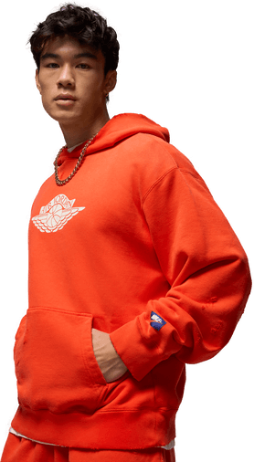 Jordan Rare Air fleecehettegenser - Rød