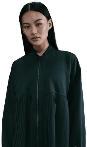 Nike plissert jakke dame - Grønn