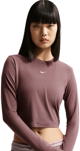 Nike Chill Knit langermet overdel dame - Lilla