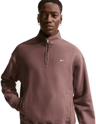 Nike Solo Swoosh fleeceoverdel herre - Lilla