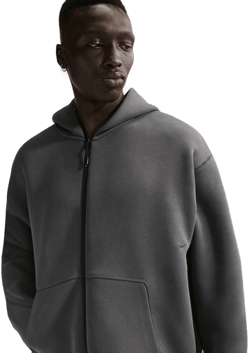 Nike Tech fleecehettejakke herre - Grå