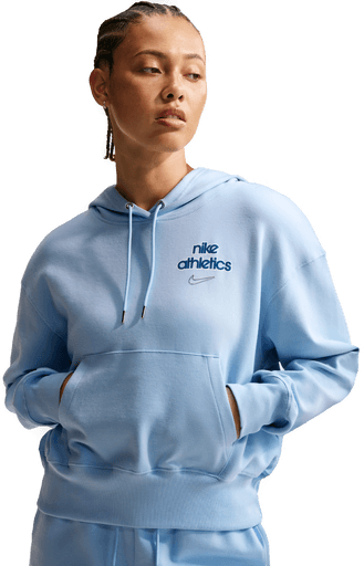 Nike Phoenix Fleece-hettegenser - Blå