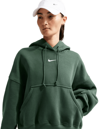 Nike Phoenix Fleece hettegenser dame - Grønn