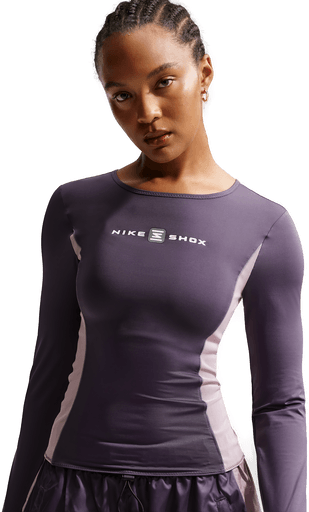 Nike Langermet Shox-overdel Dame - Lilla