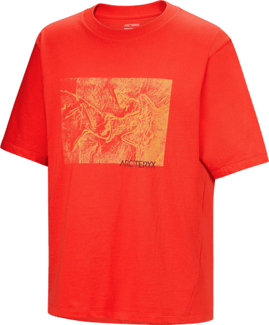 Arc'teryx Kragg Cotton Lithograph SS M's lt moondrop
