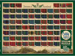 Adlibris Puslespill Tartans of Scotland 1000 brikker