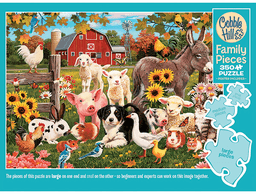 Adlibris Puslespill Family Farm 350 brikker