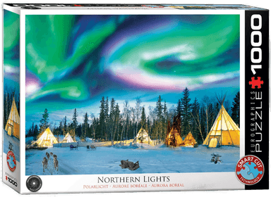 Puslespill 1000 Northern Lights Eurographics