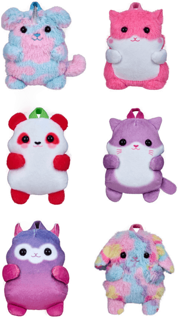 Real Littles Plysjdyrryggsekk