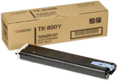 Kyocera TK-800Y Tonerkassett gul 10.000 sider
