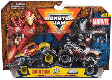 Monster Jam 1:64 Marvel Iron & War Machine