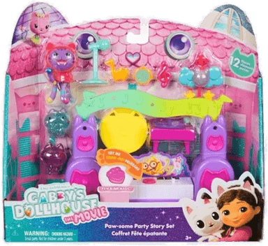 Gabby's Movie Pawsome Party Room Story Set