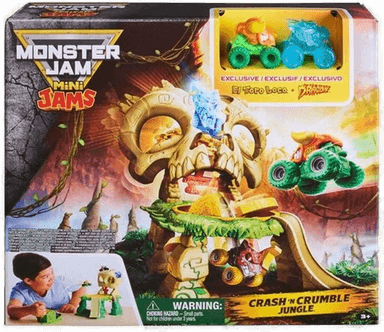 Monster Jam Mini Jams Jungle Playset