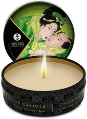 Shunga Mini Massage Candle Green Tea