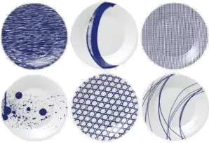 Royal Doulton Pacific tallerken blå 23 cm