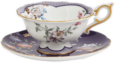 Wedgwood Wonderlust tekopp & asjett midnight crane