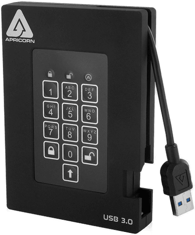 Apricorn A25-3PL256-2000F 2TB Ekstern harddisk