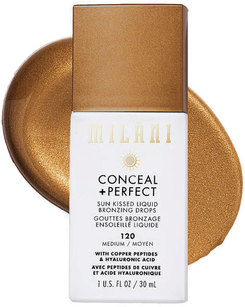 Milani Conceal + Perfect Sun Kissed Liquid Bronzing Drops Medium