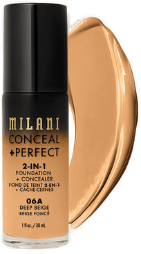 Milani Conceal + Perfect 2-In-1 Foundation 06A Deep Beige