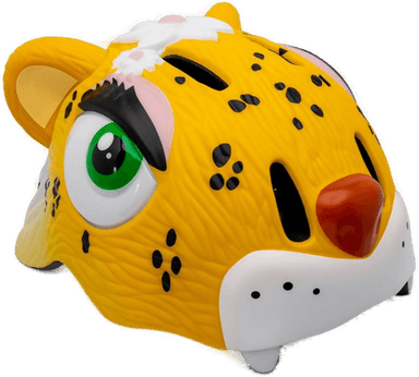 Crazy Safety Leopard Sykkelhjelm Gul