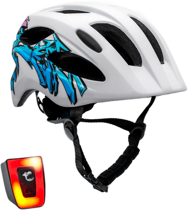 Crazy Safety Graffiti Sykkelhjelm 54-58cm