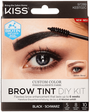 Kiss Brow Tint Diy Kit Black